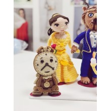 La bella e la bestia a crochet
